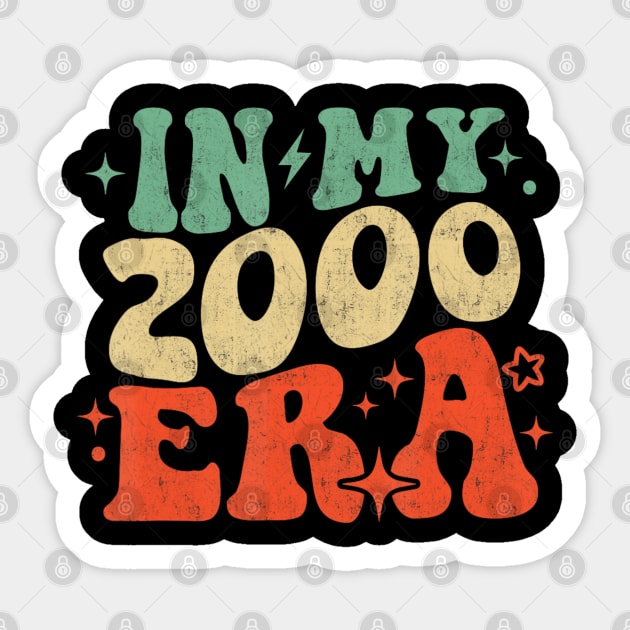 In My 2000 Era Generation Birth Decade Era 2000'S Women Men Sticker by Mitsue Kersting